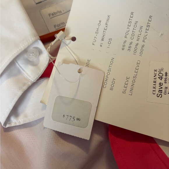 NWT Fumito Ganryu Colour Block Windbreaker Shirt Men's Size 1 Pink Blue Purple - Picture 12 of 12